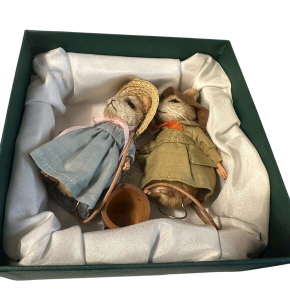 R John Wright #027 of 150 Mice Jack and Jill Mouse Mother Goose Series Complete - Picture 4 of 7
